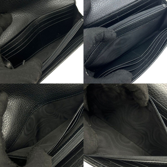 GUCCI Black Leather GG Marmont Wallet - Picture 7 of 7